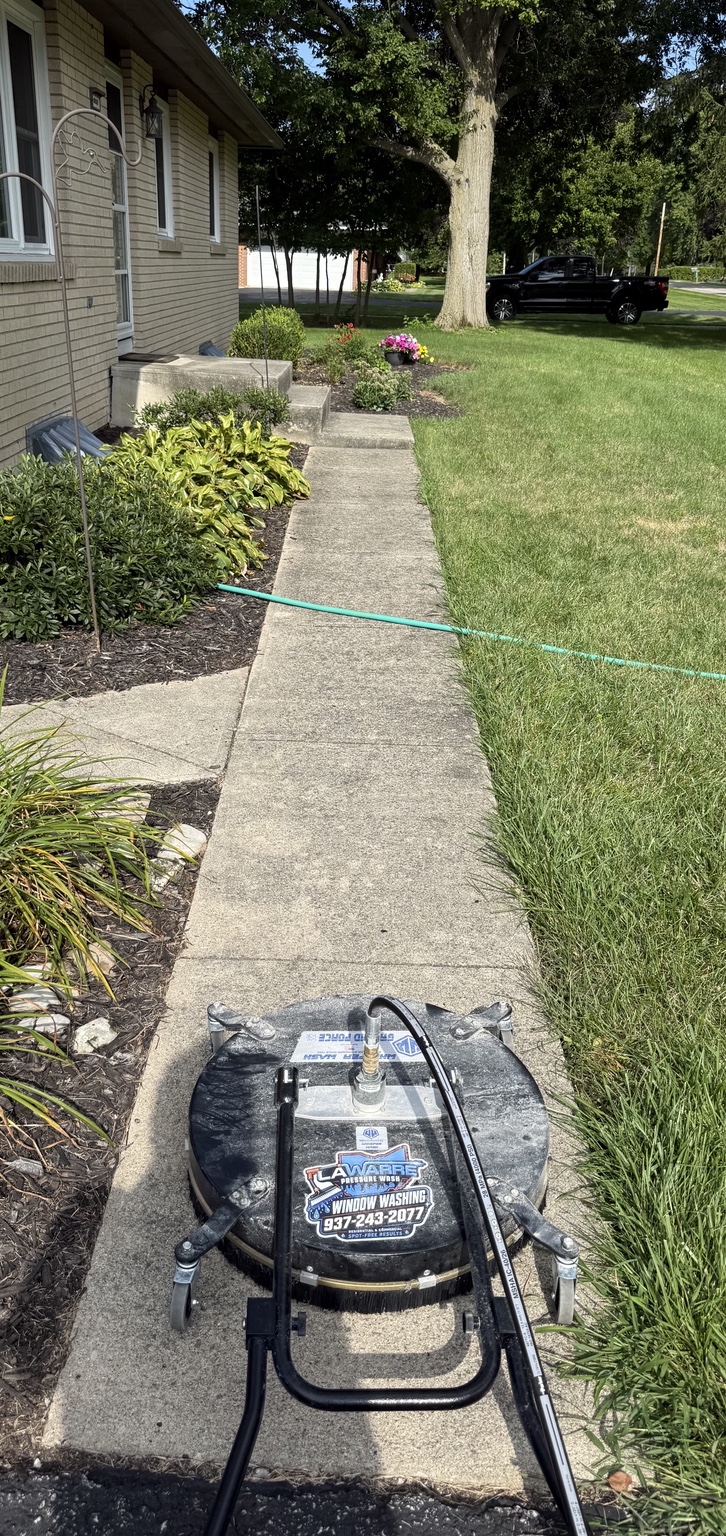 Concrete cleaning before cleaning