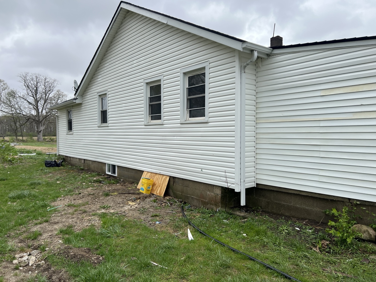 House washing after cleaning